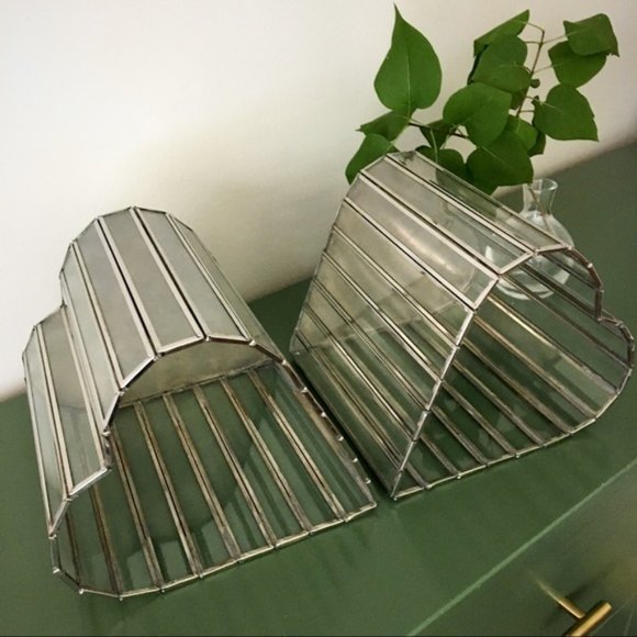 -DELETE- Vintage Heart Metal+Glass Bin - Picture 6 of 7